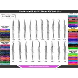 Professional Eyelash Extension Tweezers