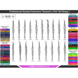 Professional Eyelash Extension Tweezers (Fish Tail) Professional Eyelash Extension Tweezers (Fish Tail)